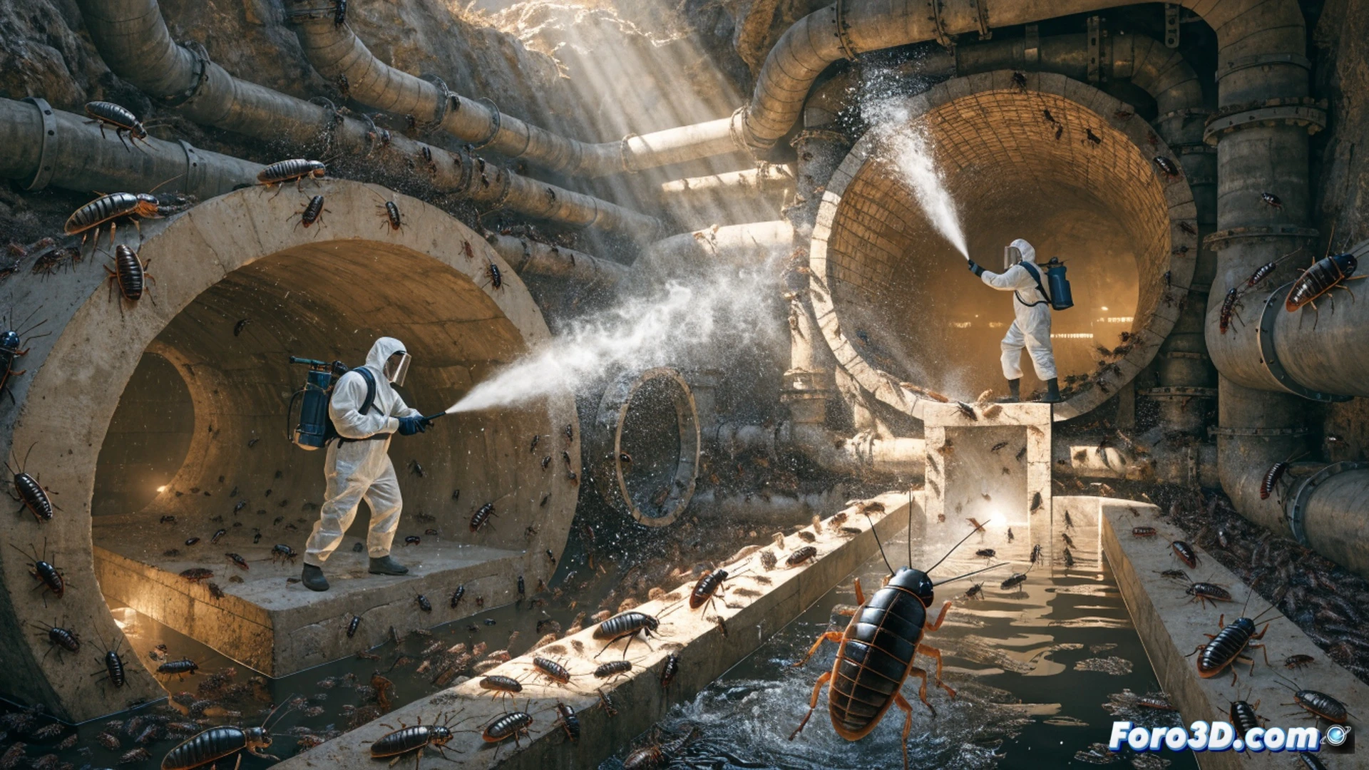 Torrent attacks cockroaches with second disinsection campaign