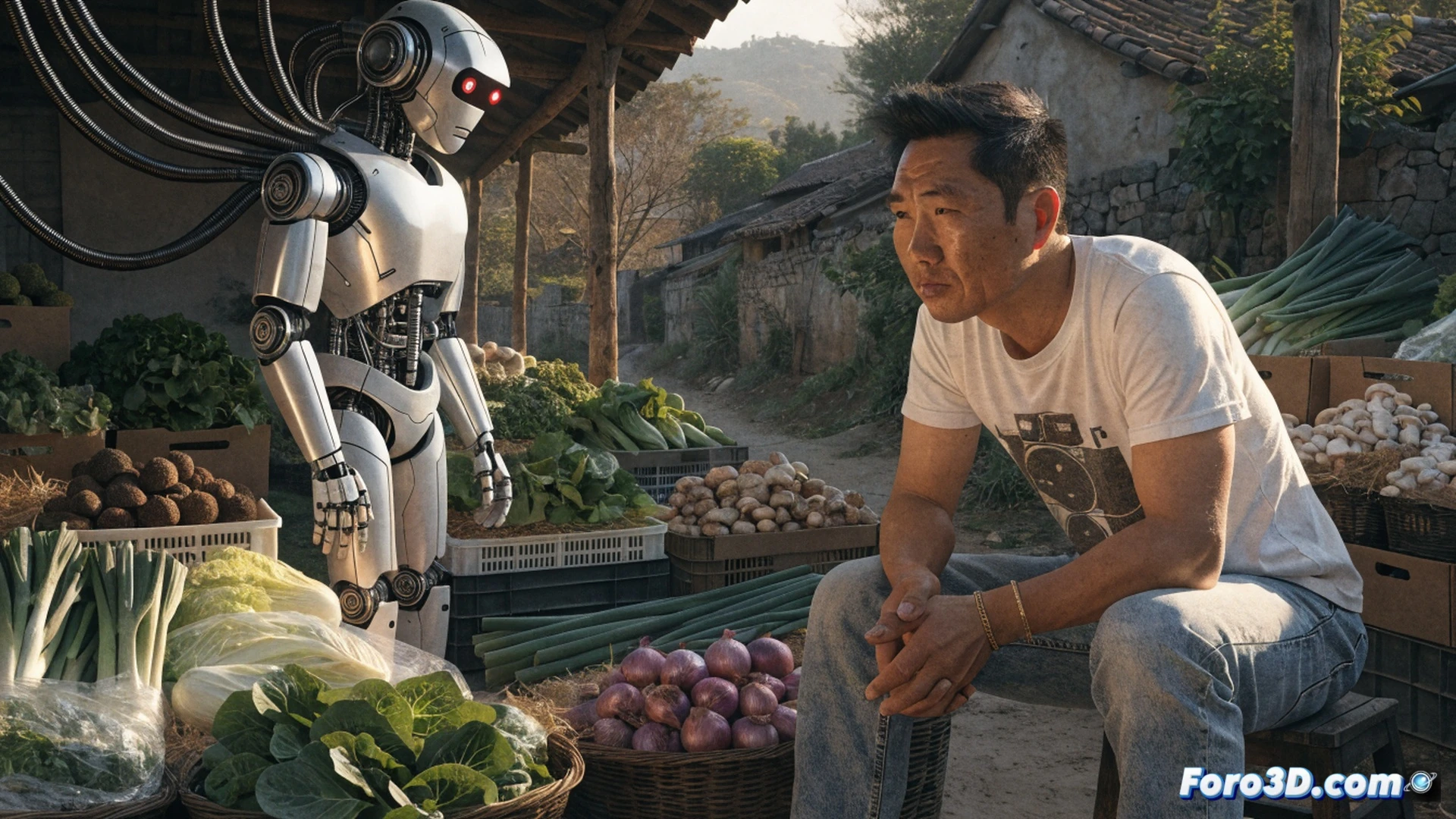 Xu Peng, actor de dramas cortos, ahora vende verduras: la IA no perdona