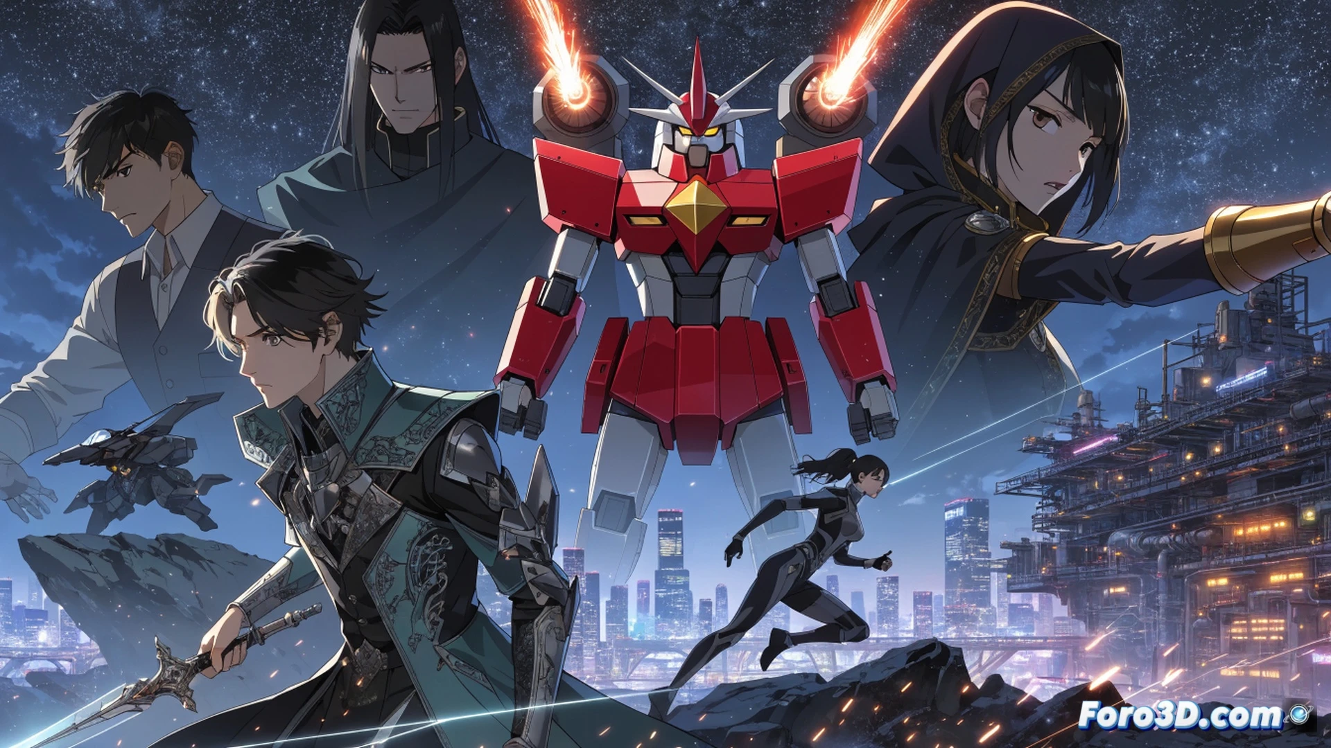 Mobile suit Gundam cockpit during intense space combat, pilot hands gripping control levers while holographic targeting displays project over a glowing battle grid, beam rifle charging with blue energy, damaged Zeta Gundam arm visible through canopy, debris floating in zero gravity, cinematic engineering visualization, metallic panel reflections, motion blur from rapid maneuvering, dramatic red warning lights illuminating pilot face, photorealistic technical render, high-contrast industrial lighting, mechanical joint details with hydraulic pistons exposed