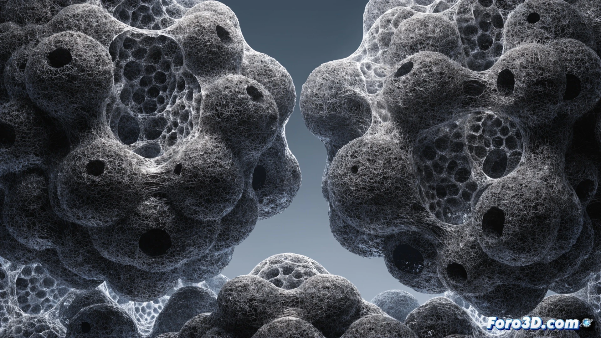 cross-section of a zeolite block inside a transparent thermal storage chamber, steam rising as water droplets hit the dry mineral surface, glowing orange heat waves radiating outward during the exothermic reaction, adjacent digital temperature display showing rising heat output, metallic pipes and valve system connected to a home heating radiator, hyper-detailed crystalline zeolite structure with porous texture, cinematic engineering visualization, dramatic side lighting, photorealistic technical render, industrial workshop background with tools and measurement equipment