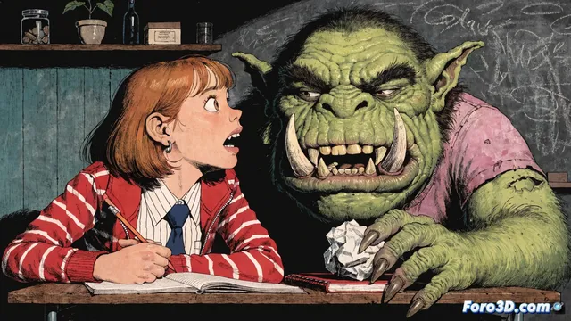 Aurora y el Orco: cuando tu compañero de clase es un ogro con sentido del humor