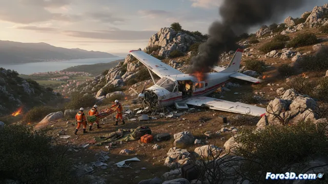 Avioneta se estrella en Croacia con cuatro fallecidos