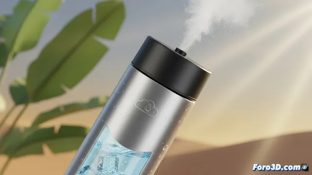 Botella con humidificador: hidratación por dentro y por fuera