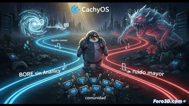 CachyOS prueba BORE sin Ananicy: ajuste menor, ruido mayor