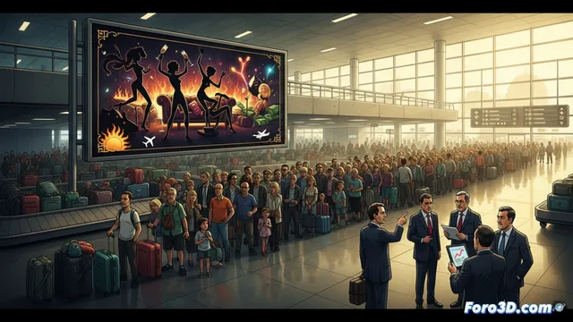 Carteles que escuecen y aeropuertos que colapsan