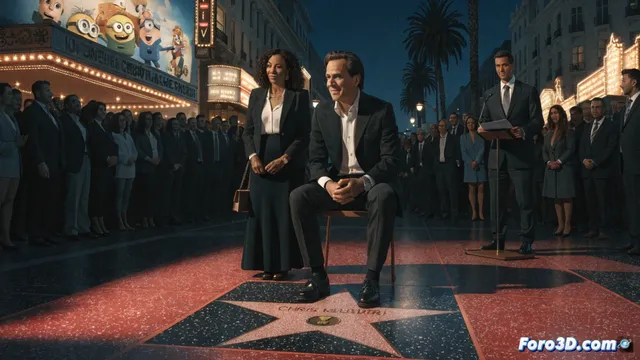 Chris Meledandri recibe estrella en Hollywood por su legado animado