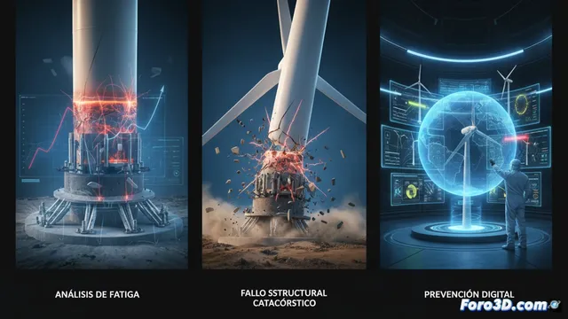 Colapso Eólico: Modelado 3D de la Falla de Anclaje y Prevención