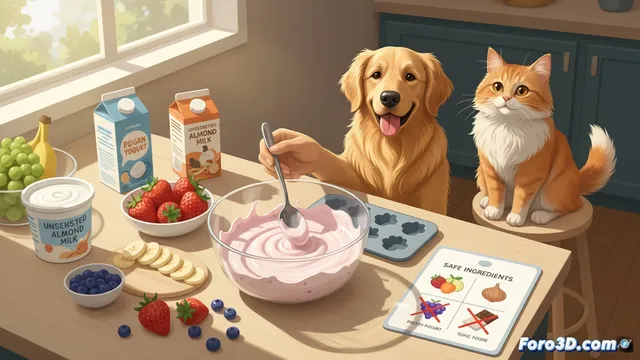 Cómo preparar helados caseros para tu perro o gato este verano