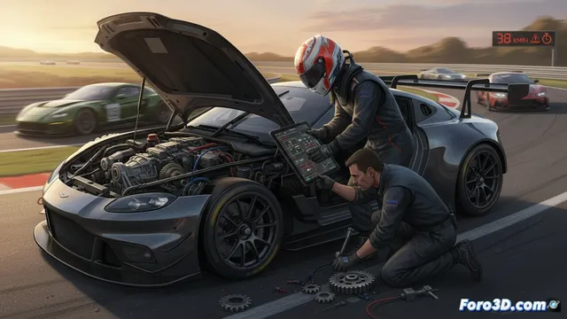 El Aston Martin sufre un problema crítico en su caja de cambios