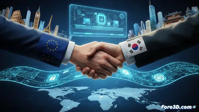 Europa y Corea firman pacto digital para agilizar el comercio