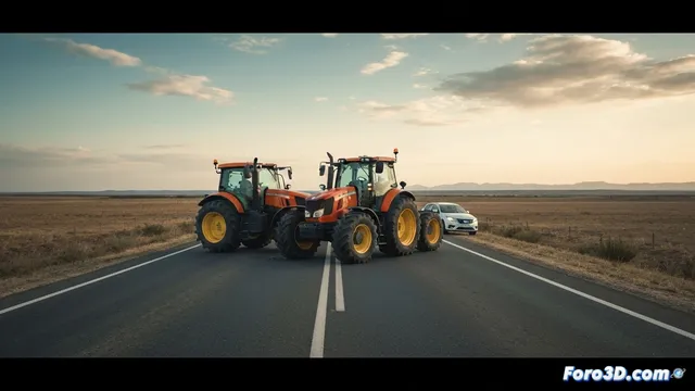 Fallo de dirección asistida provoca colisión de tractor autónomo