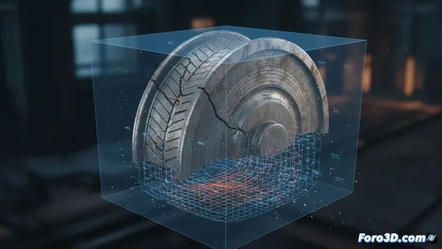 Fatiga y deformación en ruedas ferroviarias: simulación 3D del desgaste