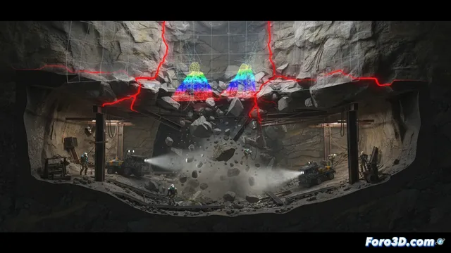 Fractura de Minería: Simulación 3D de Colapsos y Rescate Subterráneo