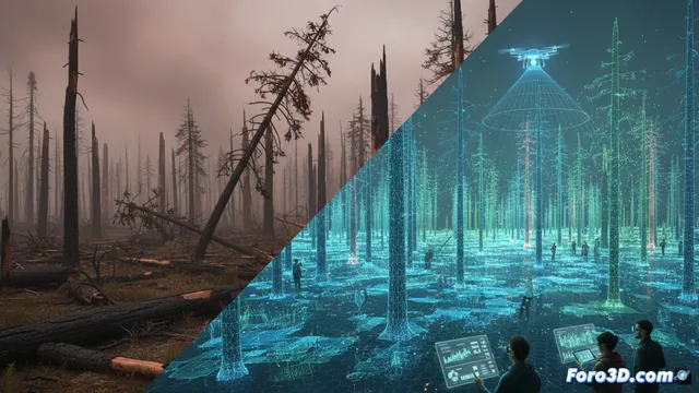 Gemelos digitales forestales: modelando el daño arbóreo post catástrofe