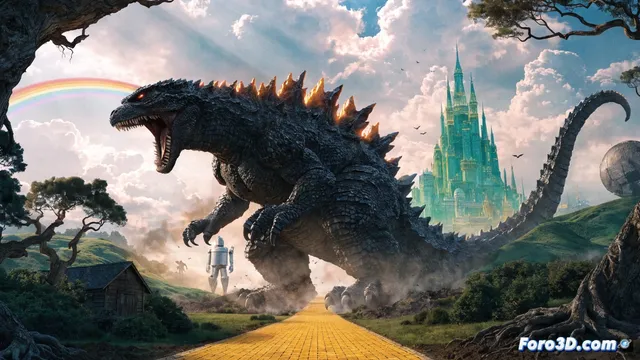 Godzilla invade Oz en un cómic cruzado con El Mago de Oz