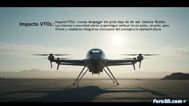 Impacto VTOL: cuando despegar sin pista deja de ser ciencia ficción