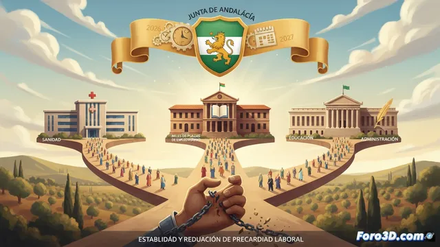 Junta de Andalucía anuncia miles de plazas entre 2026 y 2027