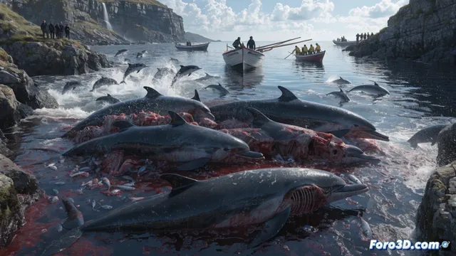 La masacre de delfines en Feroe: una tradición sin futuro