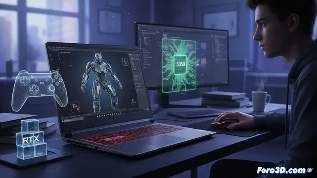 LOQ 15AHP11: ¿Una RTX 5050 para modelado 3D o solo para jugar?