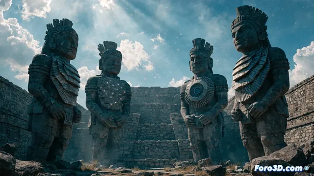 Los Atlantes de Tula: Guerreros de piedra con secretos tecnológicos