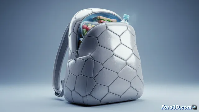 Mochila térmica 3D: costuras impresas y cerámica para 8 horas de frío
