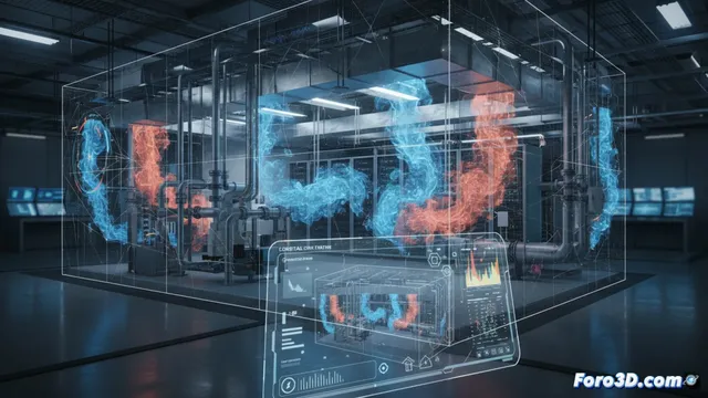 Modelado 3D de deriva de gas en redes de climatización