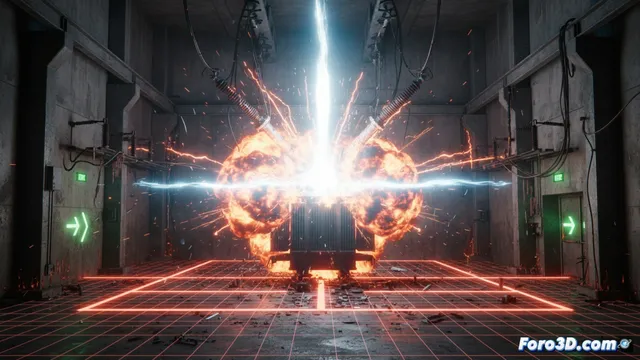 Modelado 3D de explosión eléctrica en subestaciones para seguridad industrial