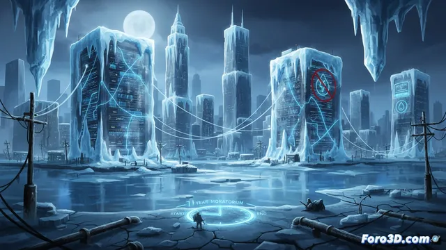 Nueva York congela los centros de datos por un año