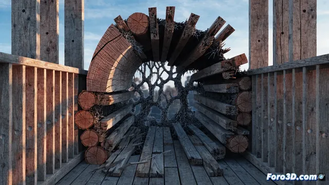 Pasarela peatonal colapsa por pudrición oculta en nodos de madera aserrada