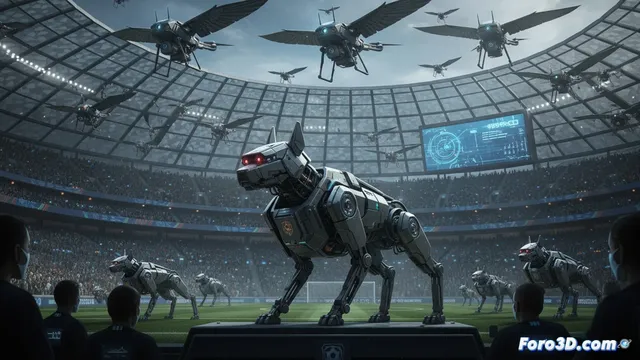 Perros robot y drones: el Mundial 2026 como campo de pruebas militar