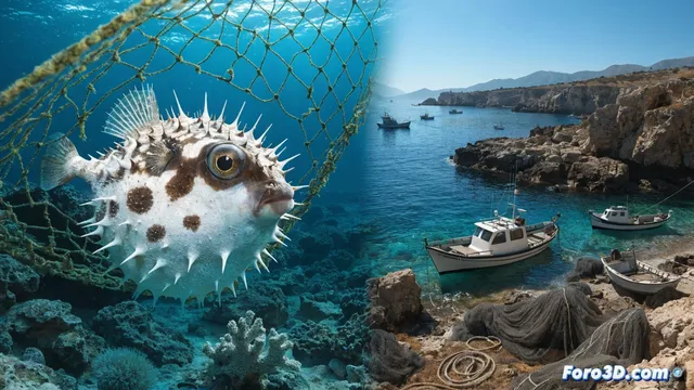 Pez globo tóxico arruina a pescadores de Creta: pérdidas de 8.500 euros al año
