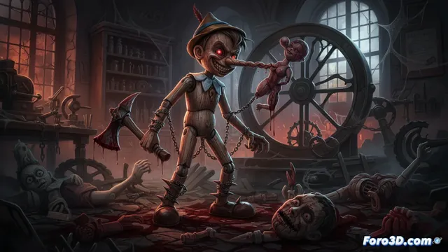 Pinocchio Unstrung: el muñeco de madera se vuelve R y sangriento