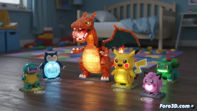 Pokémon con luces y sonidos: Lego lanza 12 sets interactivos en agosto