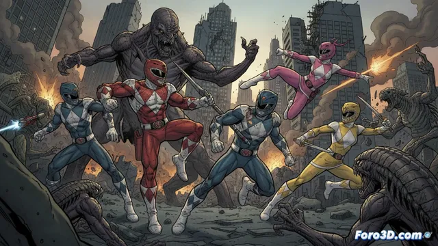 Power Rangers adultos: mucha acción, poca conexión emocional