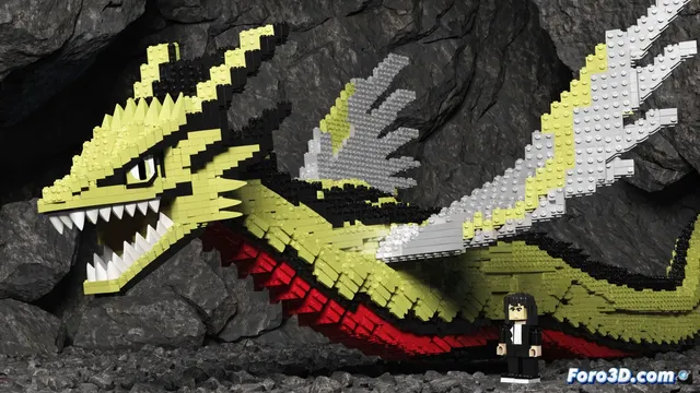 Rayquaza de LEGO: 1083 piezas para revivir Hoenn sin una consola