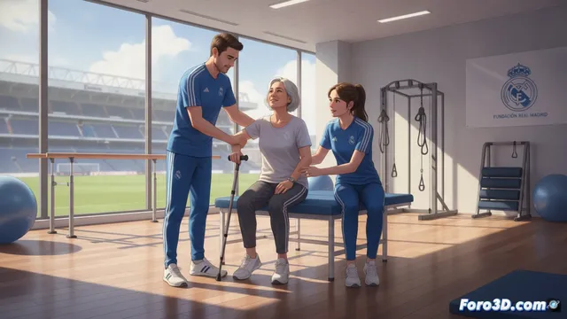 Real Madrid lanza fisioterapia gratuita para esclerosis múltiple