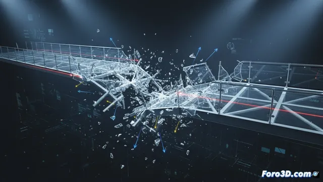 Reconstrucción 3D del colapso del puente acristalado: lecciones estructurales