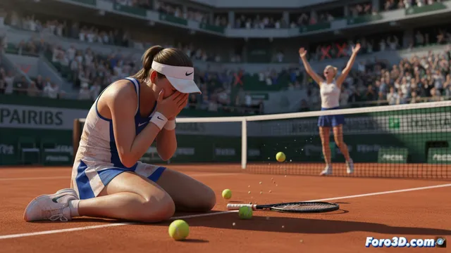 Sabalenka se derrumba en París: 57 errores y adiós a Roland Garros