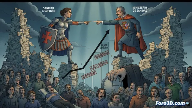 Sanidad de Aragón y Ministerio se culpan mientras las listas de espera crecen