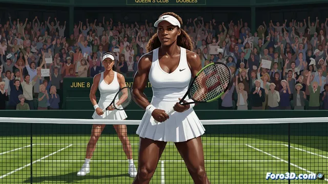 Serena Williams vuelve a Queen´s Club para jugar dobles en junio