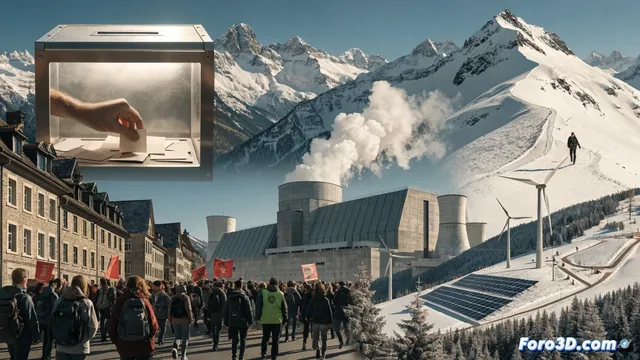 Suiza revierte prohibición nuclear: ¿vuelta al átomo o apagón?