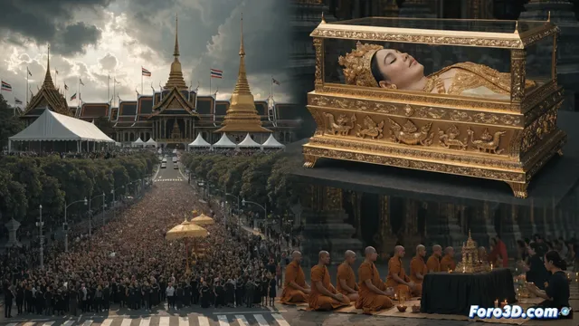 Tailandia despide a la princesa Bajrakitiyabha con luto nacional de 15 días