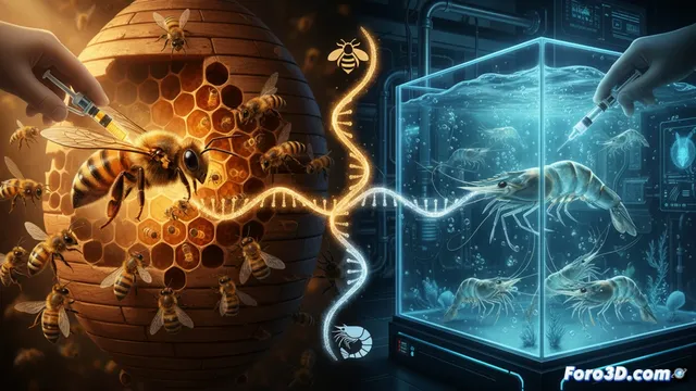 Vacunas para abejas y camarones: inmunidad de serie para invertebrados