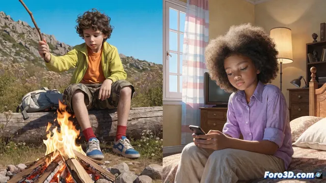 Verano infantil: campamentos, pantallas y el arte de aburrirse