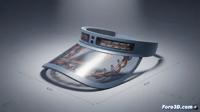 Visera Solar Autoventilada: Ala de 8 cm con Conductos Helicoidales 3D