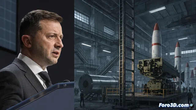 Zelenski anuncia licencia para fabricar misiles Patriot en Ucrania