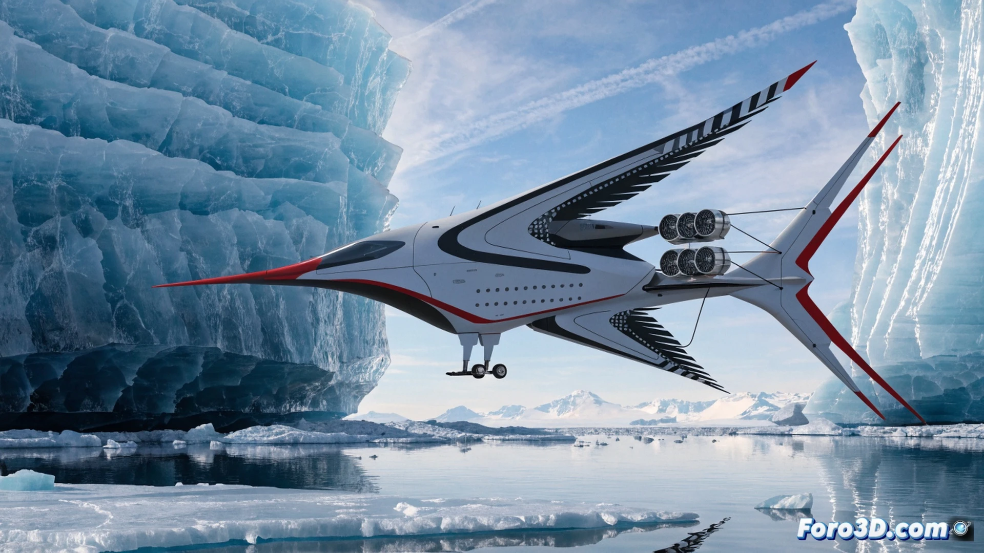 electric aircraft ALIA-250 performing vertical takeoff in a dense urban helipad, wings angled upward mimicking an Arctic tern, battery cooling vents glowing blue while rotors spin at high RPM, ground crew loading medical cargo pods into the fuselage, cinematic engineering visualization, aerodynamic vortex lines visible around wingtips, metallic composite skin reflecting sunset light, motion blur on rotor blades, hyper-detailed landing gear mechanism, photorealistic technical render