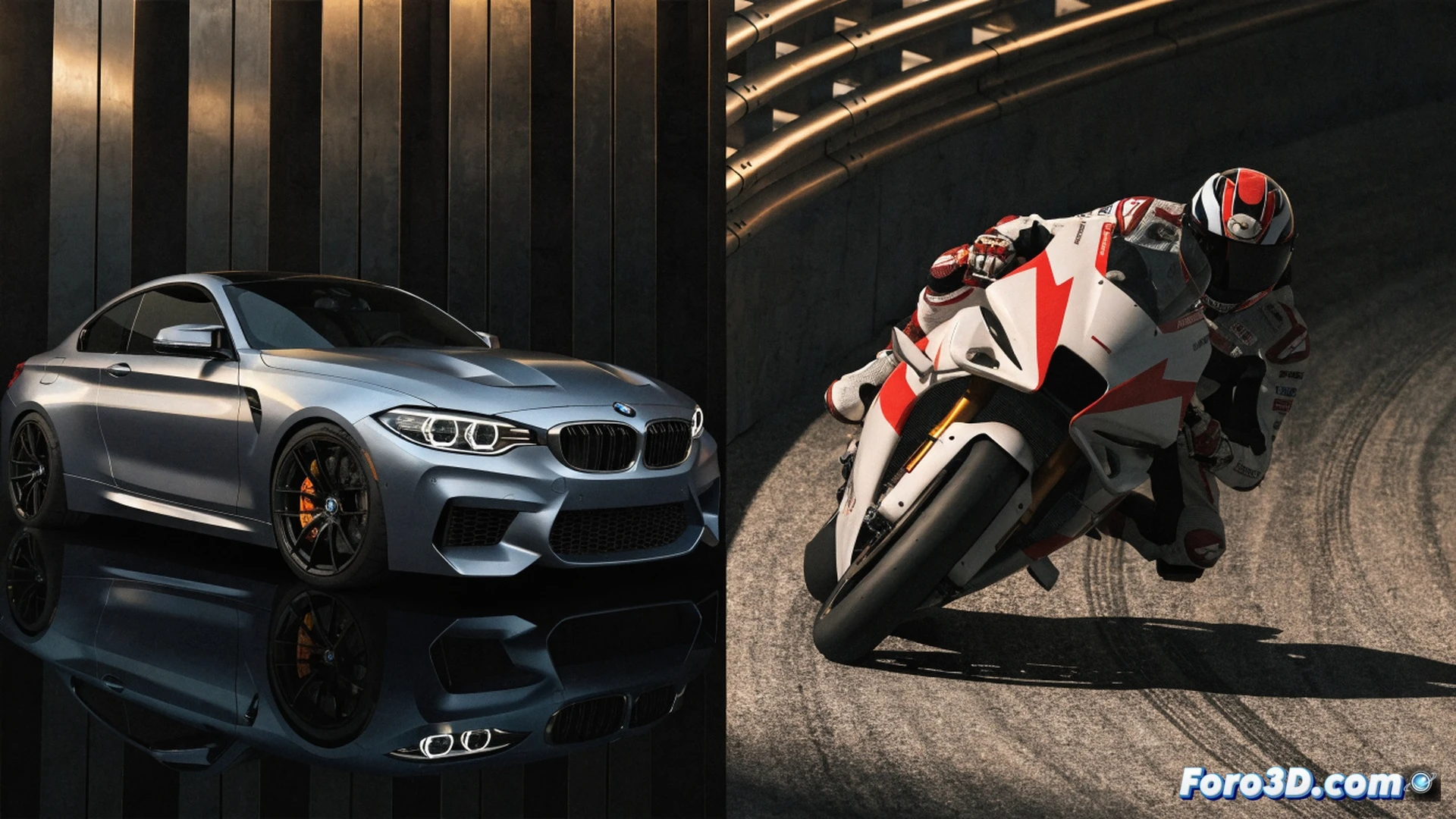 BMW M2 coupé acelerando en pista de MotoGP durante clasificación, humo de neumáticos traseros quemando asfalto, panel de telemetría mostrando datos de rendimiento en tiempo real, cronómetro digital marcando 3,7 segundos, ingenieros analizando gráficos de torque y potencia en tabletas, fondo de boxes con herramientas mecánicas y soportes técnicos, estilo cinematográfico hiperrealista, iluminación nocturna con focos LED azules y rojos, reflejos metálicos en la carrocería, textura granulada del pavimento, movimiento congelado con desenfoque de velocidad, rendering fotorealista de ingeniería automotriz