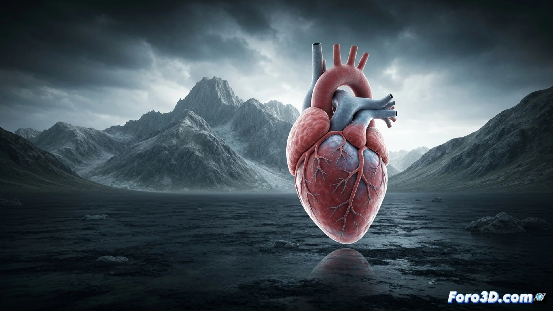 photorealistic medical illustration, aortic valve calcification process, flexible heart valve tissue gradually turning into rigid stone-like structure, calcium deposits accumulating on valve leaflets, blood flow struggling through narrowed opening, heart muscle straining during contraction, cross-section view of heart showing thickened calcified valve, surgical instruments nearby demonstrating severity, dramatic side lighting emphasizing texture contrast between soft tissue and hard calcification, ultra-detailed anatomical structures, cinematic medical visualization, photorealistic clinical render
