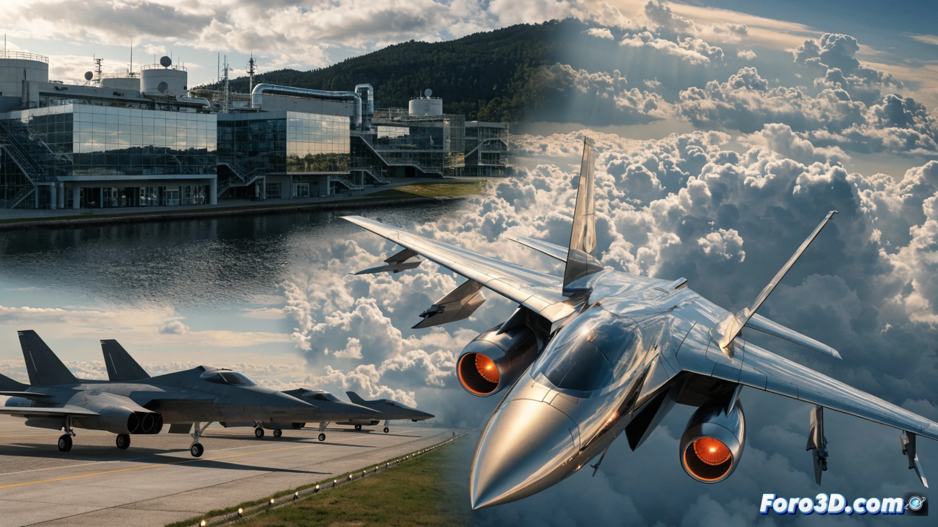 cinematic aerial battle scene, two sleek sixth-generation fighter jets in formation over Canadian tundra, one jet displaying Japanese rising sun insignia and GCAP program markings, the other with Canadian maple leaf decal, both jets with advanced stealth geometry and glowing blue sensor arrays, technical cutaway showing Japanese engine components and Canadian avionics being integrated, holographic data streams connecting the aircraft during mid-air refueling, photorealistic engineering visualization, dramatic sunset lighting with golden hour haze, metallic fuselage reflecting arctic landscape, motion blur on turbine blades, ultra-detailed mechanical joints and weapon bay doors, industrial clouds with condensation trails
